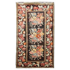 Antique Caucasian Karabagh Handmade Carpet Oriental Rug, Floral Area Rugs CHR64