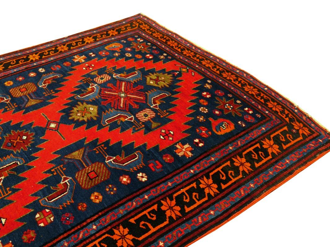Antique Caucasian Karabagh Kazak rug Achma-Yumma Djoharian Collection In Good Condition For Sale In Lohr, Bavaria, DE