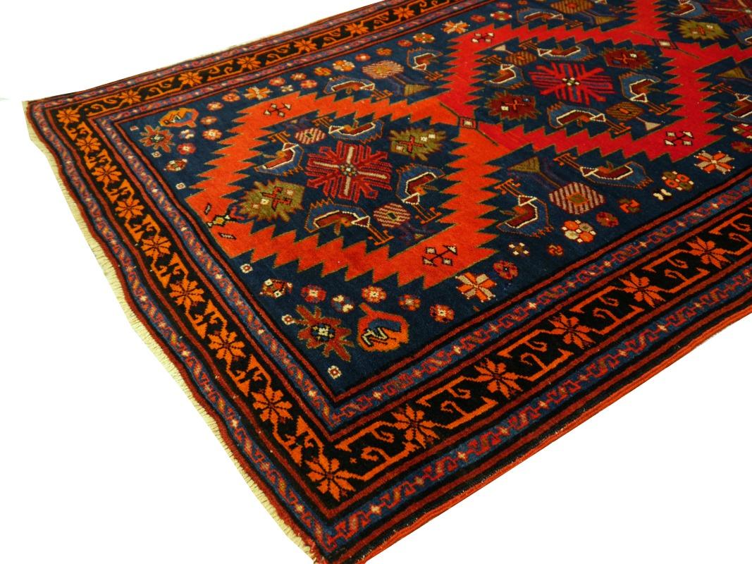 Wool Antique Caucasian Karabagh Kazak rug Achma-Yumma Djoharian Collection For Sale
