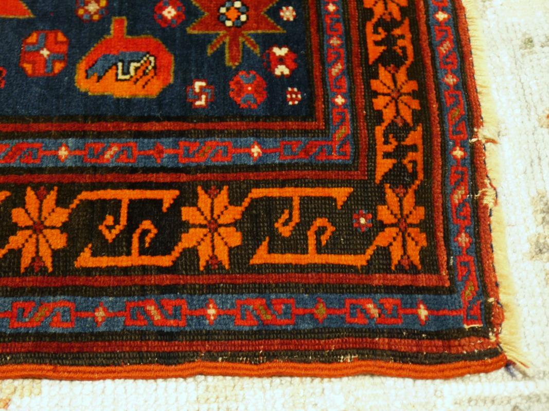 Tapis caucasien antique Karabagh Kazak collection Achma-Yumma Djoharian en vente 1