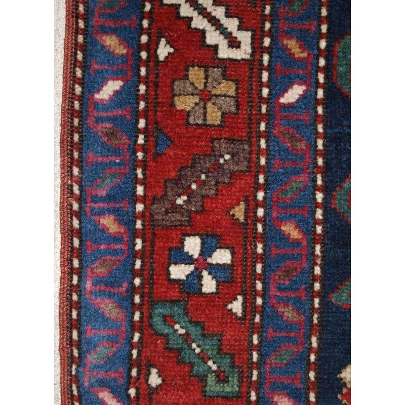 Antique Caucasian Karabagh Kelleh or Long Rug, circa 1900 In Excellent Condition For Sale In Moreton-In-Marsh, GB