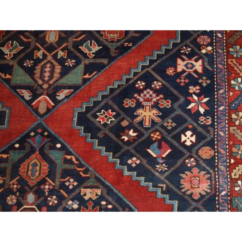 19th Century Antique Caucasian Karabagh Kelleh or Long Rug, circa 1900 For Sale