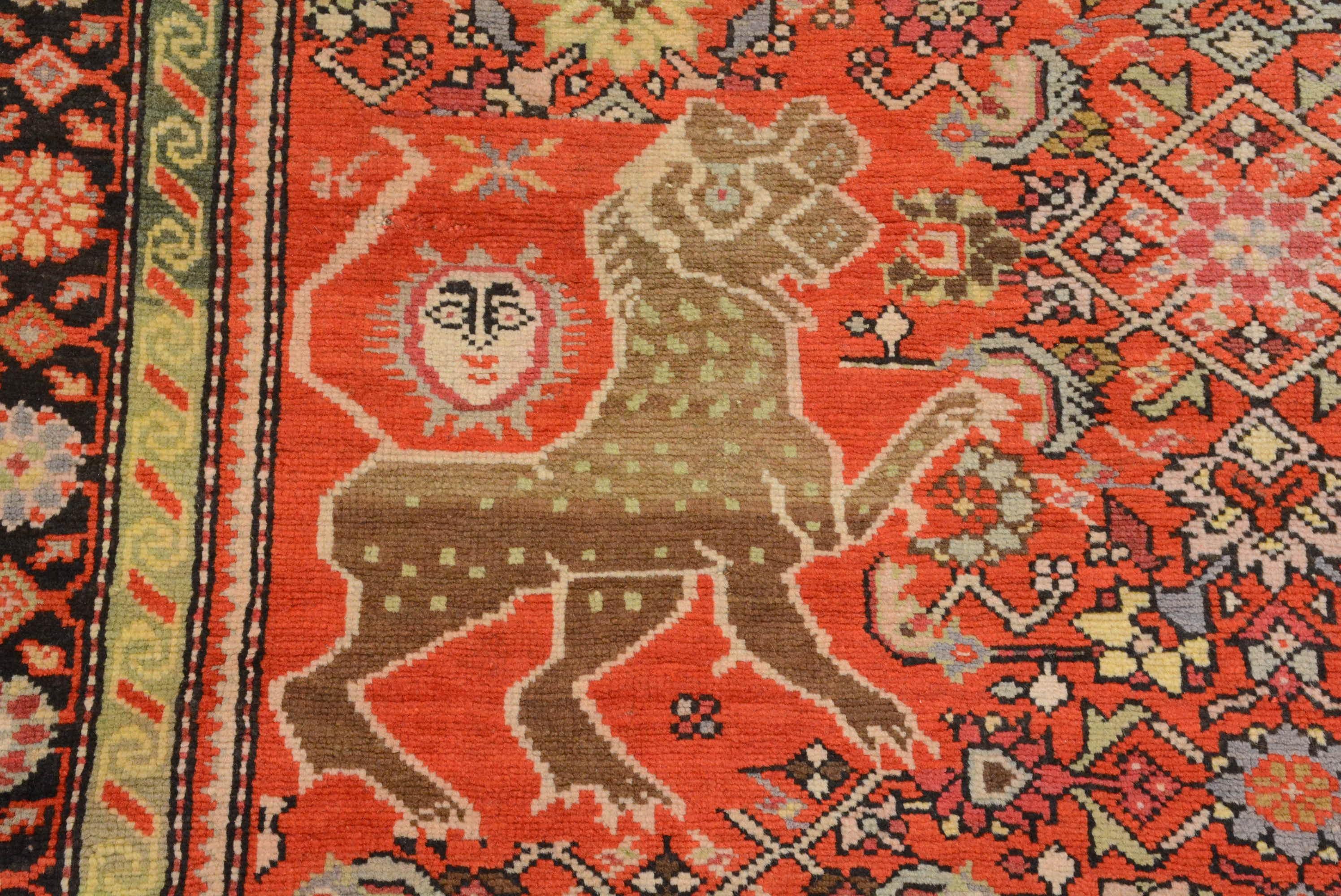 The Karabagh region in the southern Caucasus has produced carpets since the 13th Century. It is an area populated by Christian Armenians, Kurds, Azeri Turks, and Muslims. Rug production developed significantly during the second half of the 19th