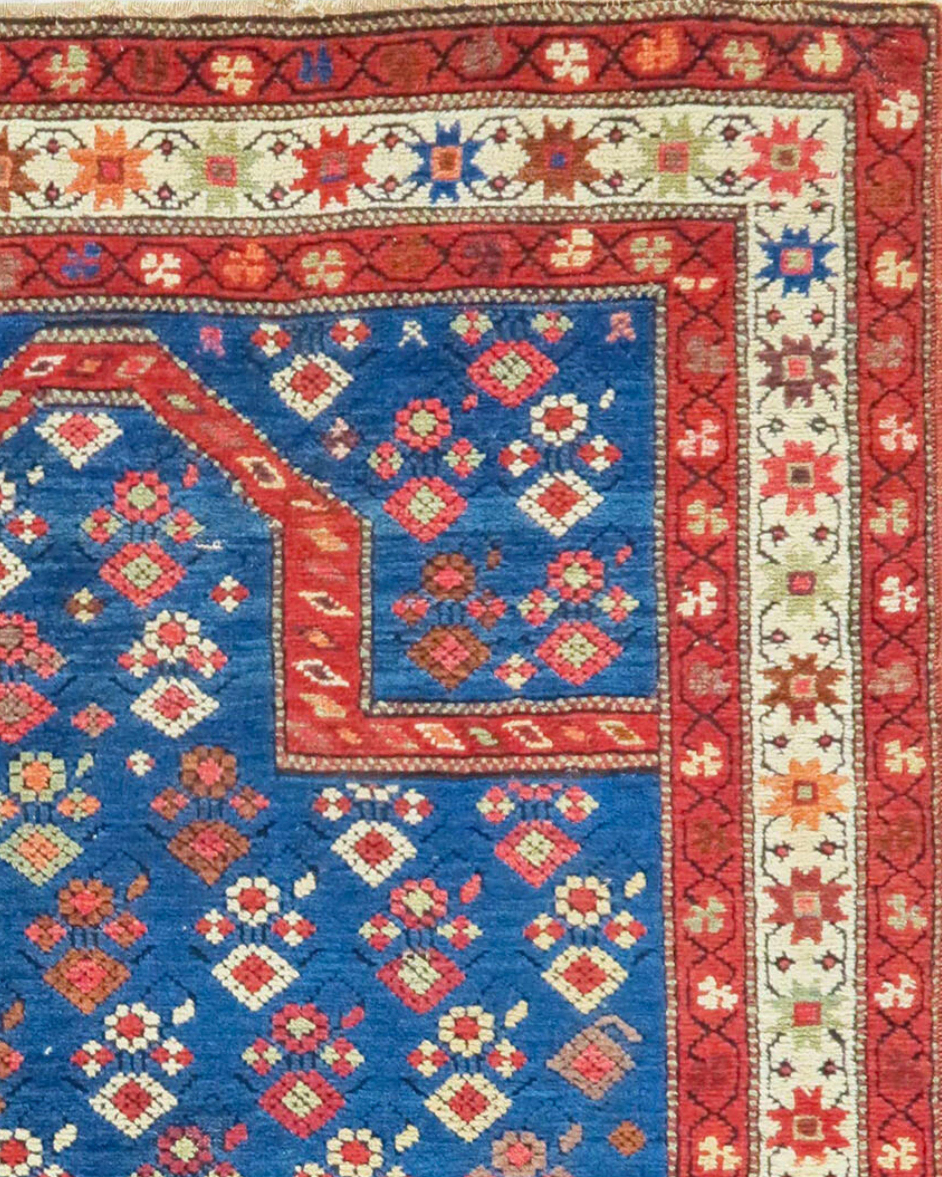 Antique Caucasian Karabagh Prayer Rug, c. 1900

Additional Information:
Dimensions: 3'2