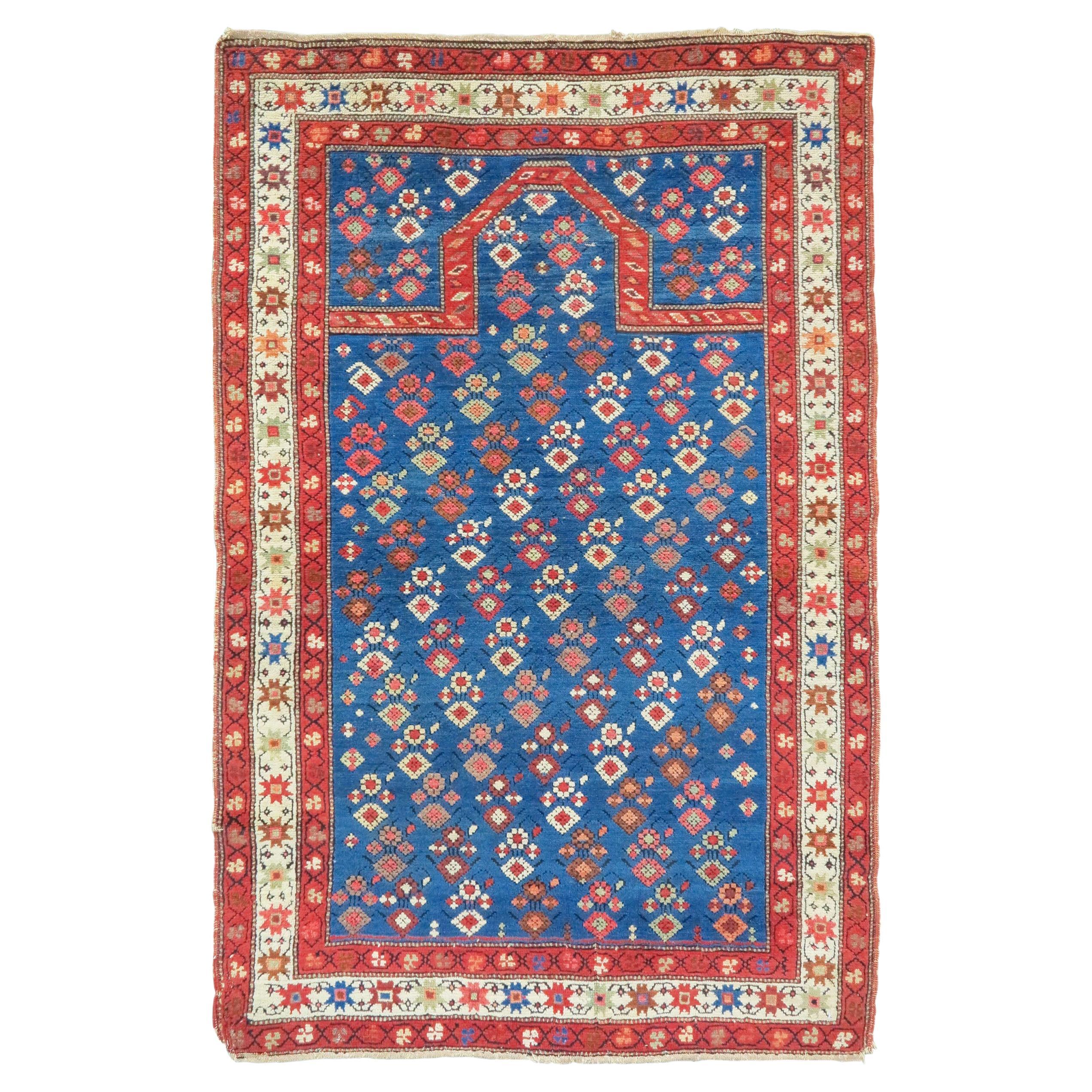 Ancien tapis de prière du Karabagh, A.I.C., c. 1900