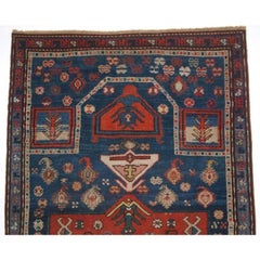 Antique Caucasian Karabagh Region Prayer Rug, Late 19th Century