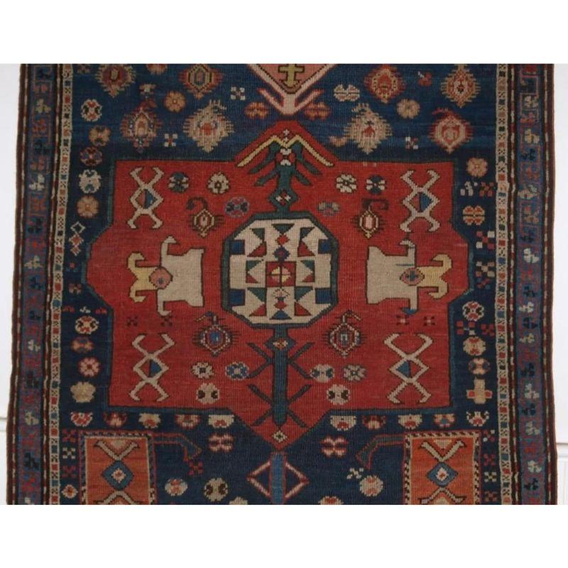 Antique Caucasian Karabagh Region Prayer Rug, Late 19th Century In Excellent Condition For Sale In Moreton-In-Marsh, GB