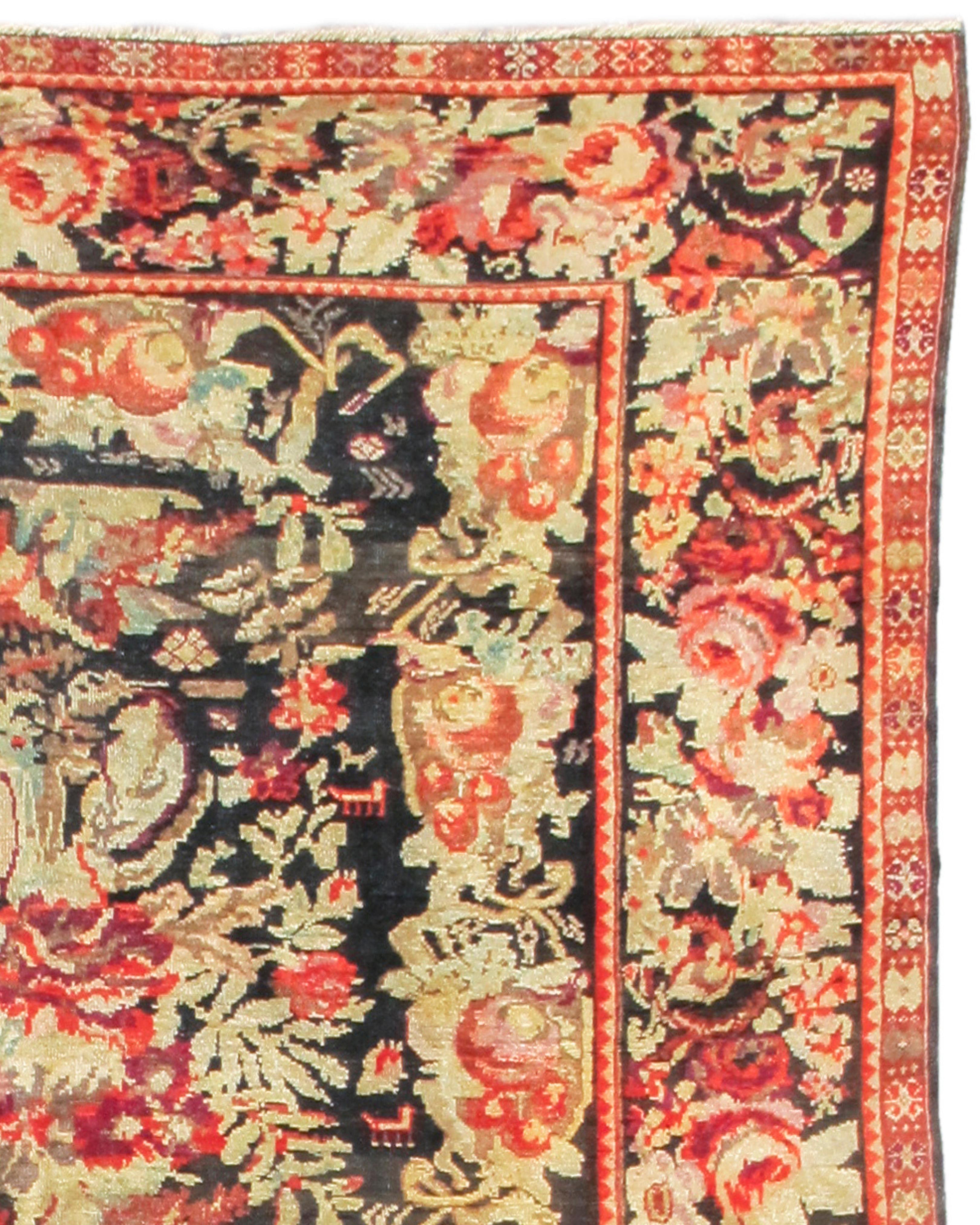 Antique Caucasian Karabagh Rug, 19th Century

Additional Information:
Dimensions: 5'9
