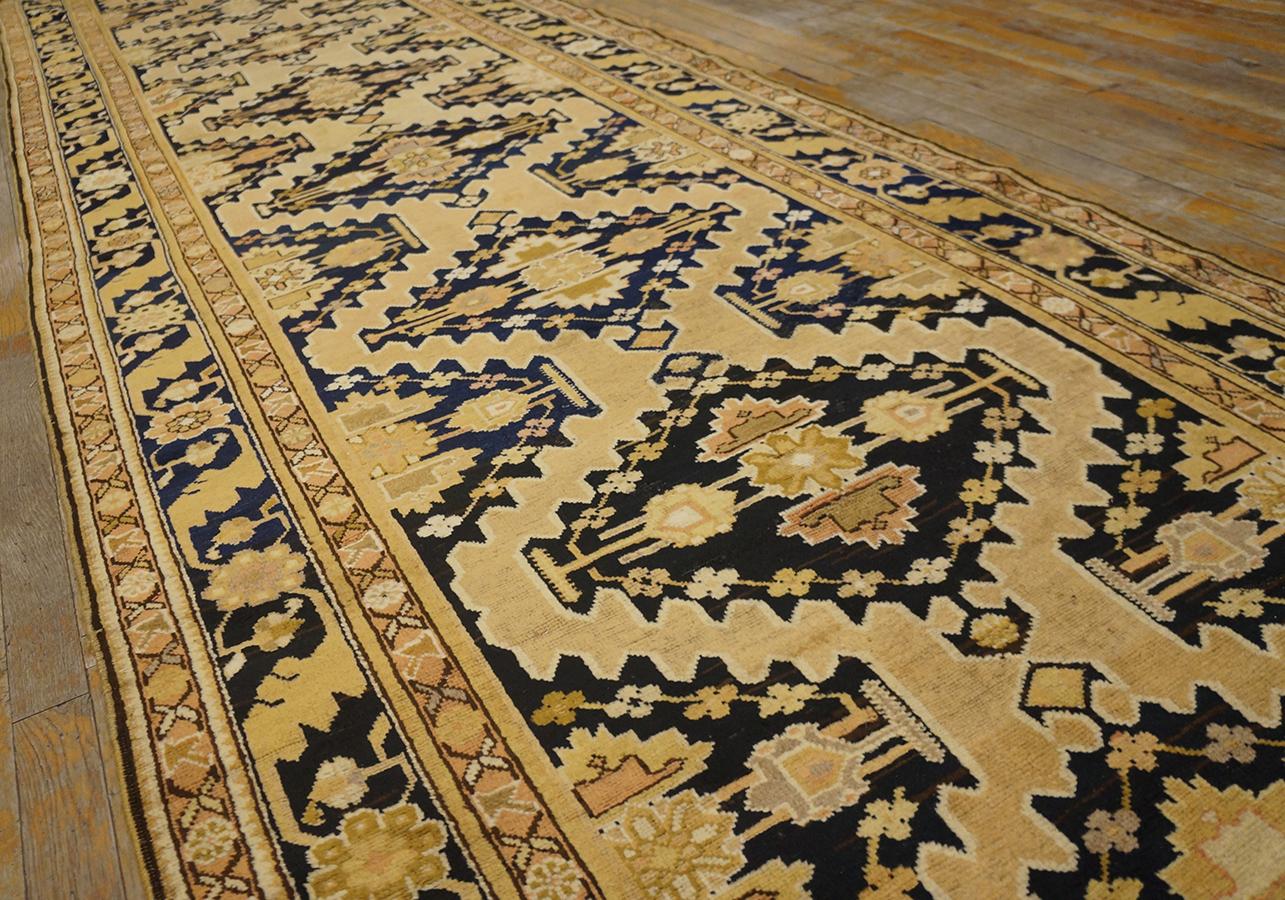 Noué à la main Tapis caucasien ancien du Karabagh 3' 10