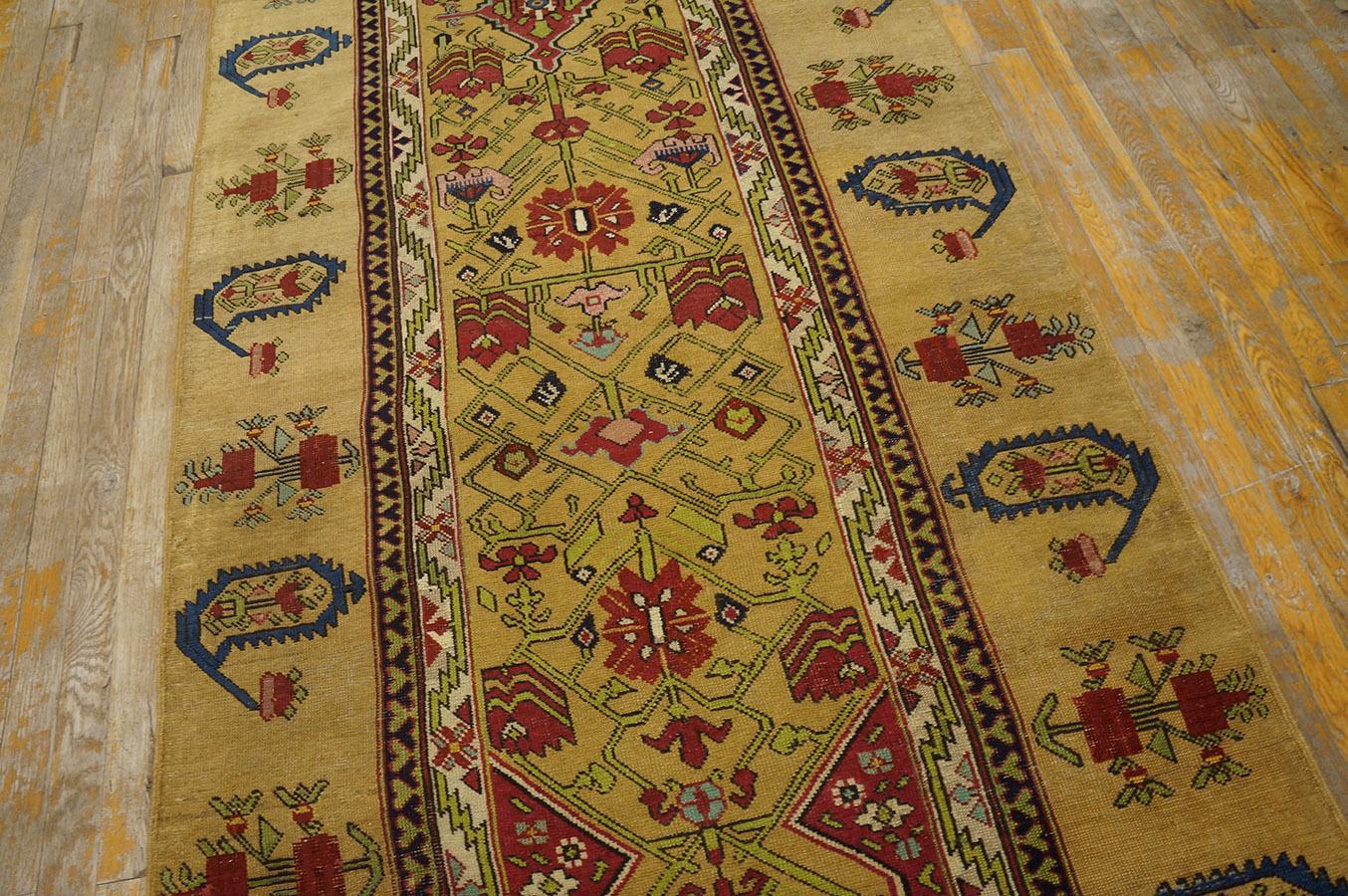 19th Century Caucasian - Shusha Karabagh Carpet (3' 7'' x 15' 9''-110 x 480 cm)  For Sale 5