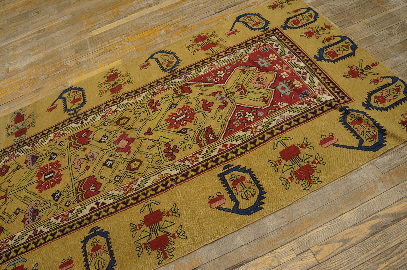 Late 19th Century 19th Century Caucasian - Shusha Karabagh Carpet (3' 7'' x 15' 9''-110 x 480 cm)  For Sale