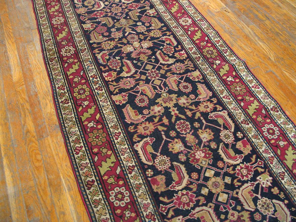 Pareja de alfombras caucásicas Karabagh Runner de principios del siglo XX (3'6