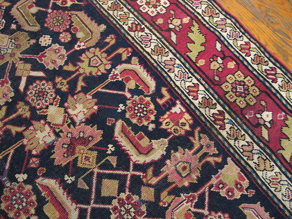 Wool Early 20th Century Pair of Caucasian Karabagh Runner Carpets (3'6