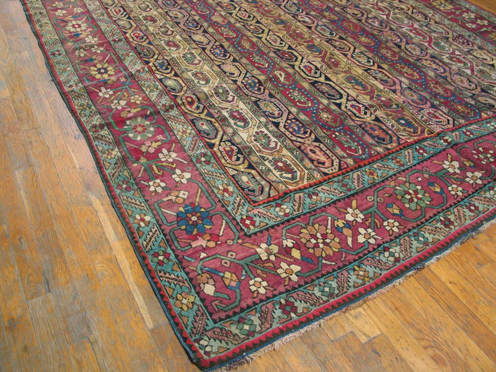 Hand-Knotted Antique Caucasian, Karabagh Rug