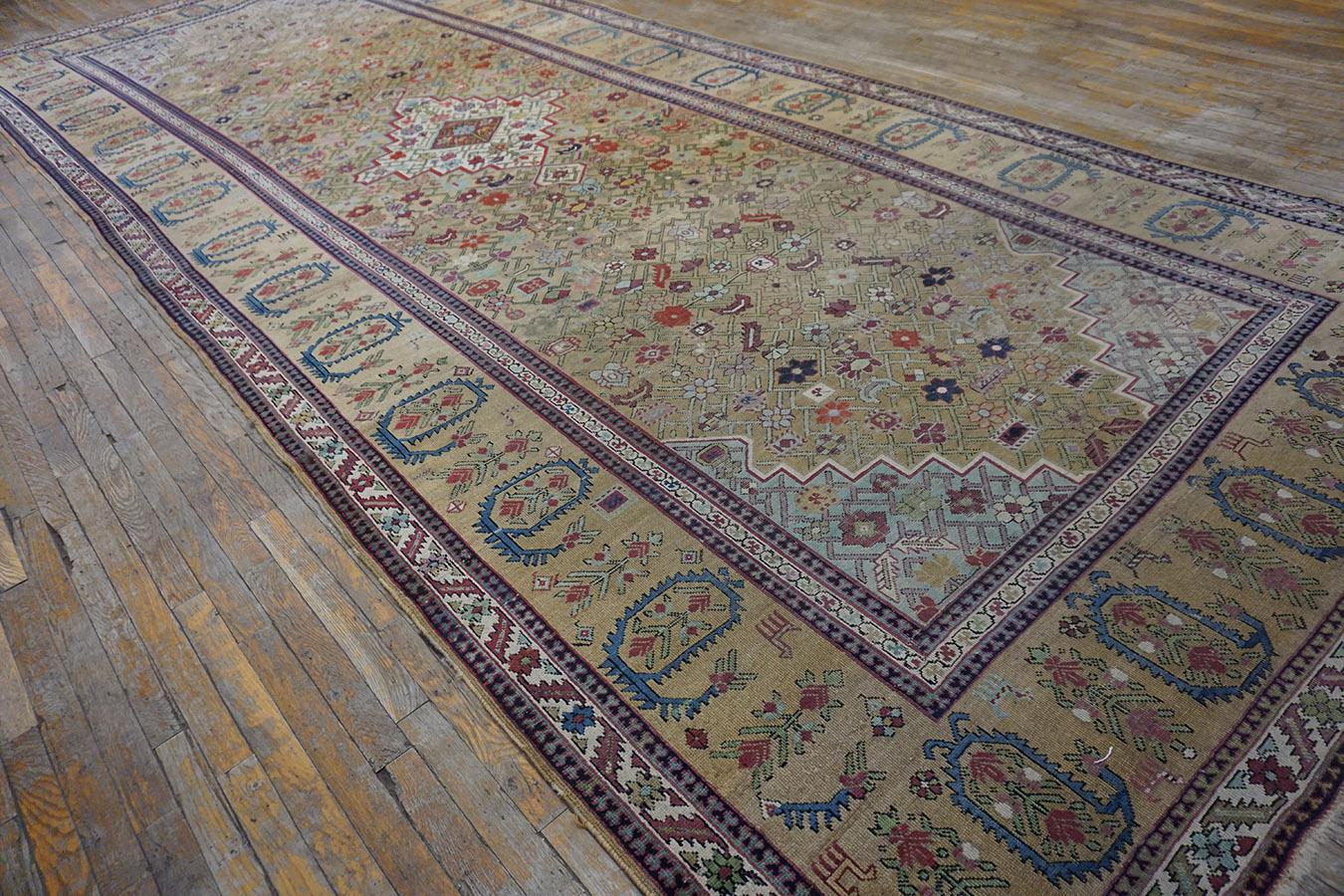 Mid 19th Century Caucasian Shusha Karabagh Carpet ( 7'2