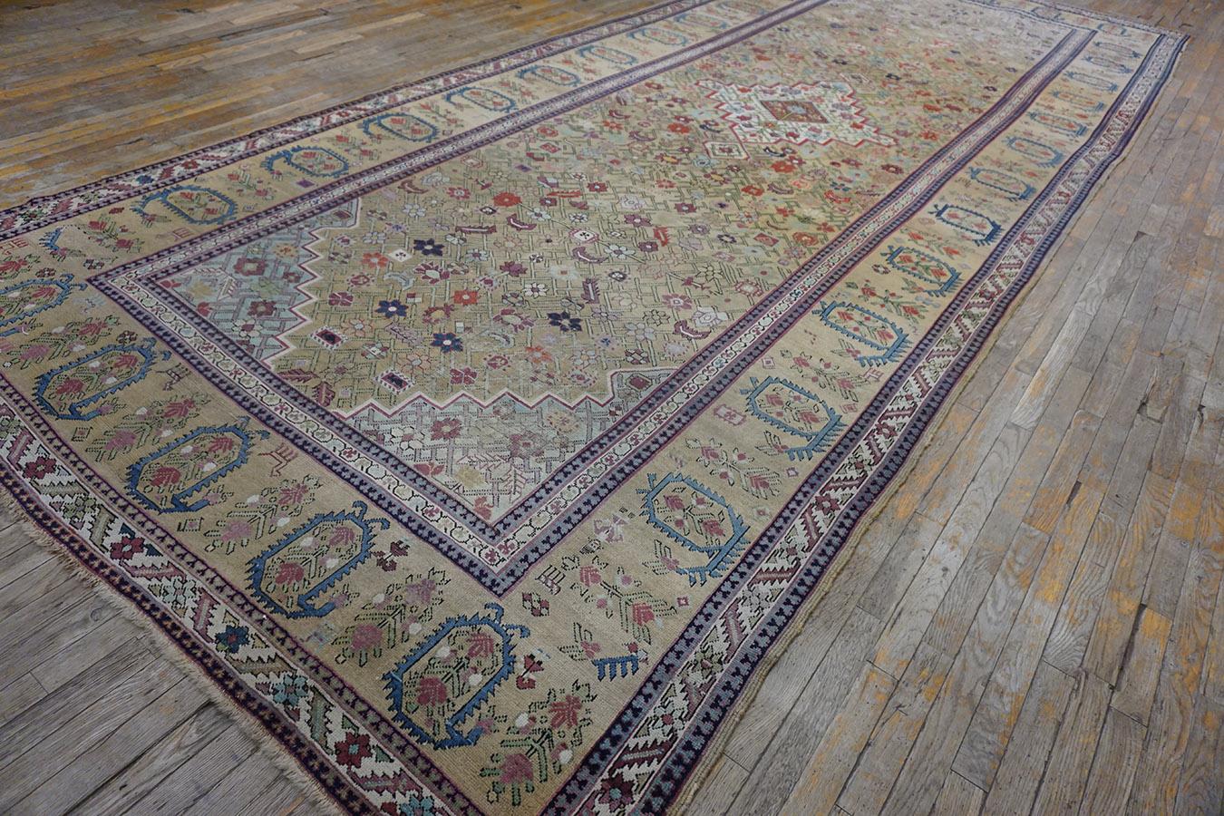 Mid 19th Century Caucasian Shusha Karabagh Carpet ( 7'2