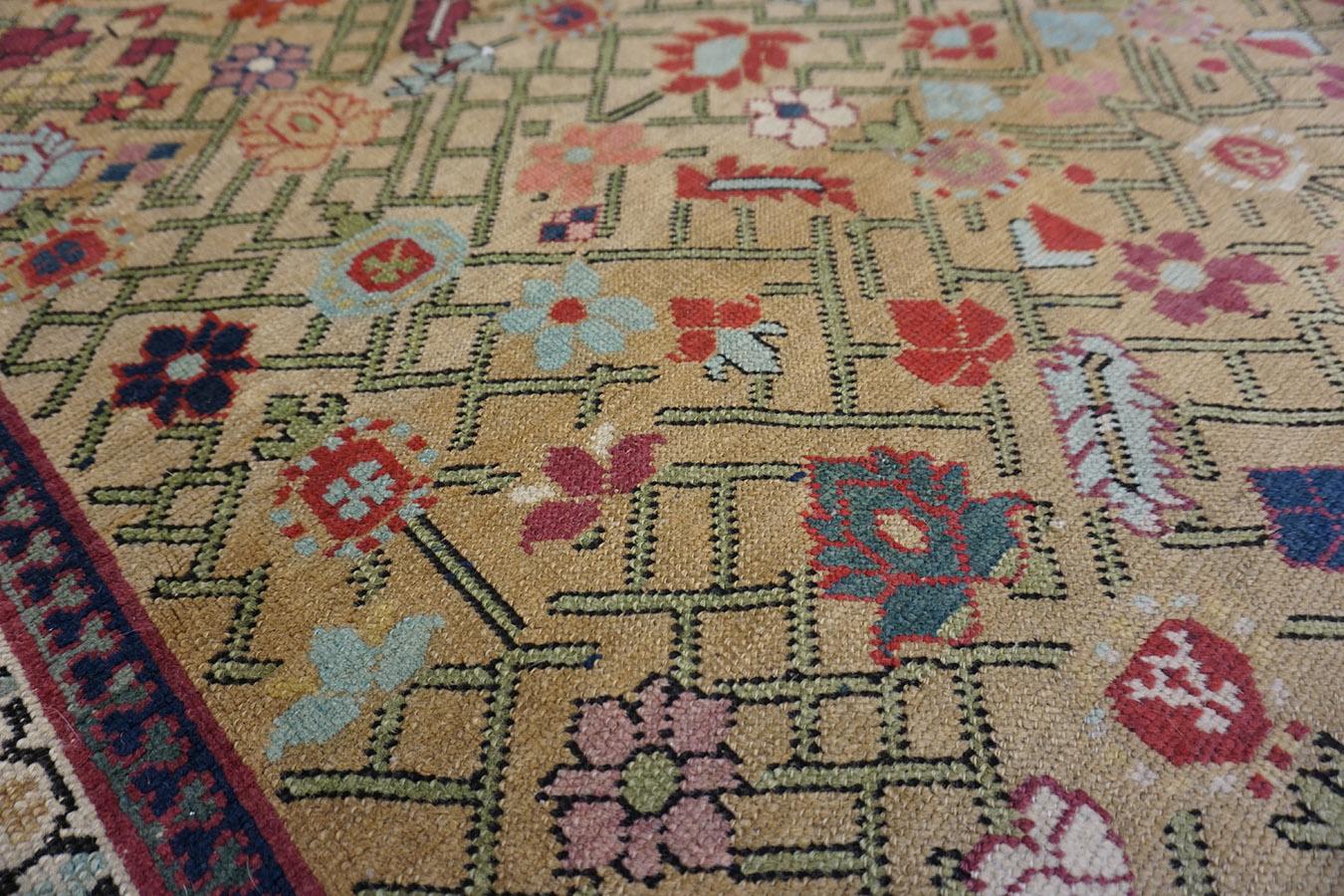 Mid 19th Century Caucasian Shusha Karabagh Carpet ( 7'2