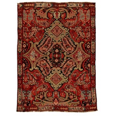 Antique Caucasian Karabagh Rug in the St. Petersburg Style