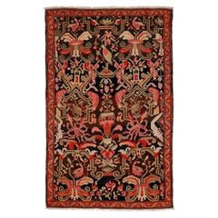 Antique Caucasian Karabagh Rug in the St. Petersburg Style