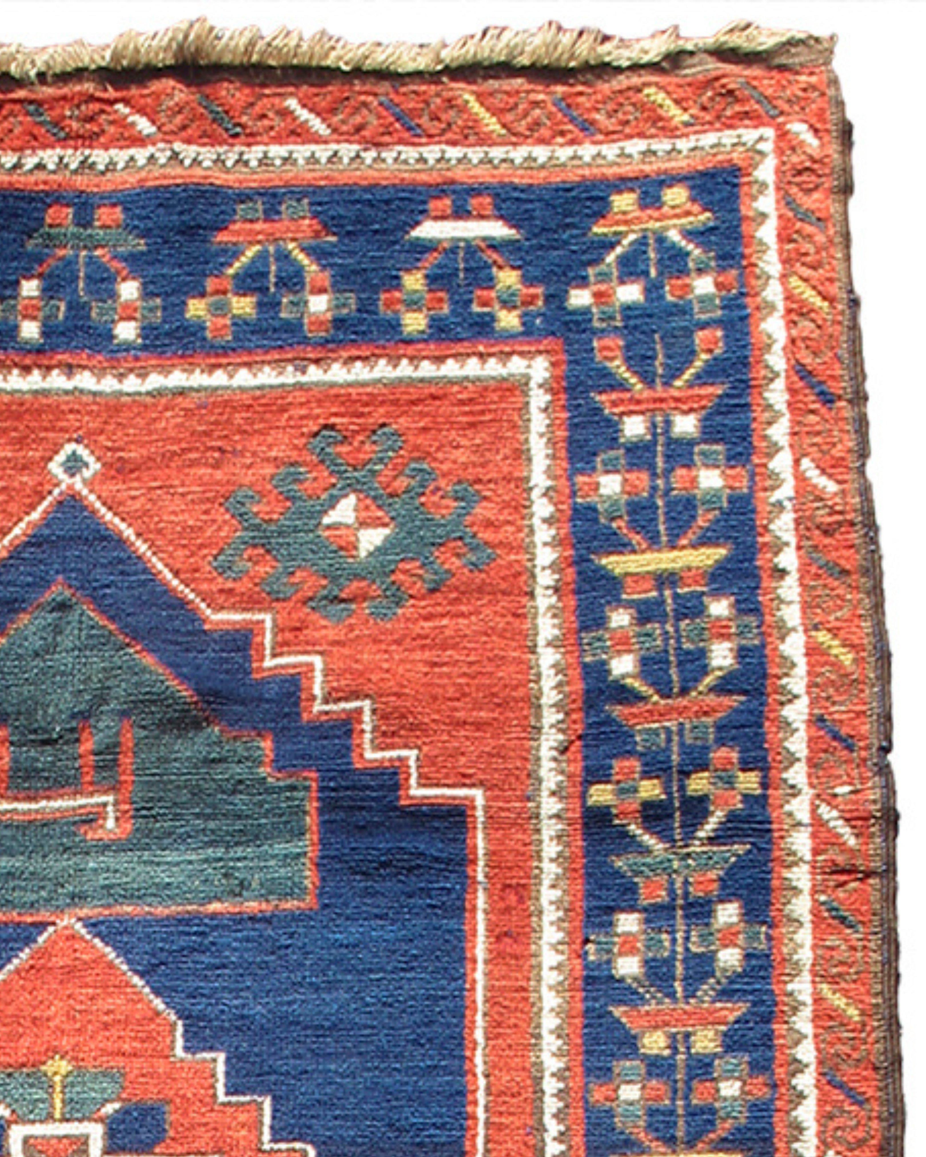 Antique Karabagh Rug, Late 19th Century

Additional Information:
Dimensions: 4'1