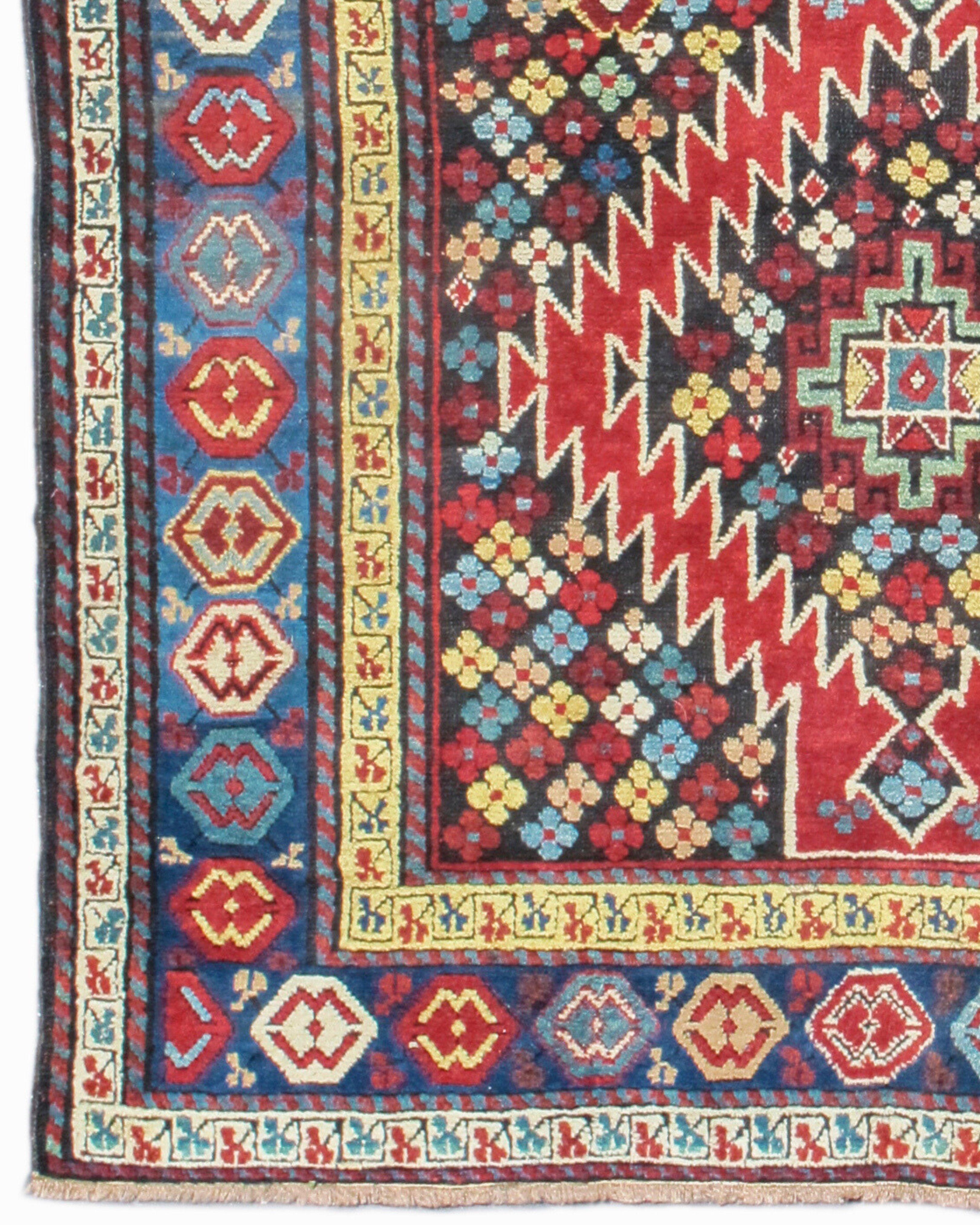 Antique Caucasian Karabagh Rug, Late 19th Century  In Excellent Condition For Sale In San Francisco, CA