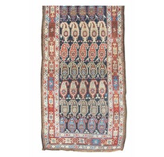 Antique Caucasian Karabagh Runner Rug, 19th Century