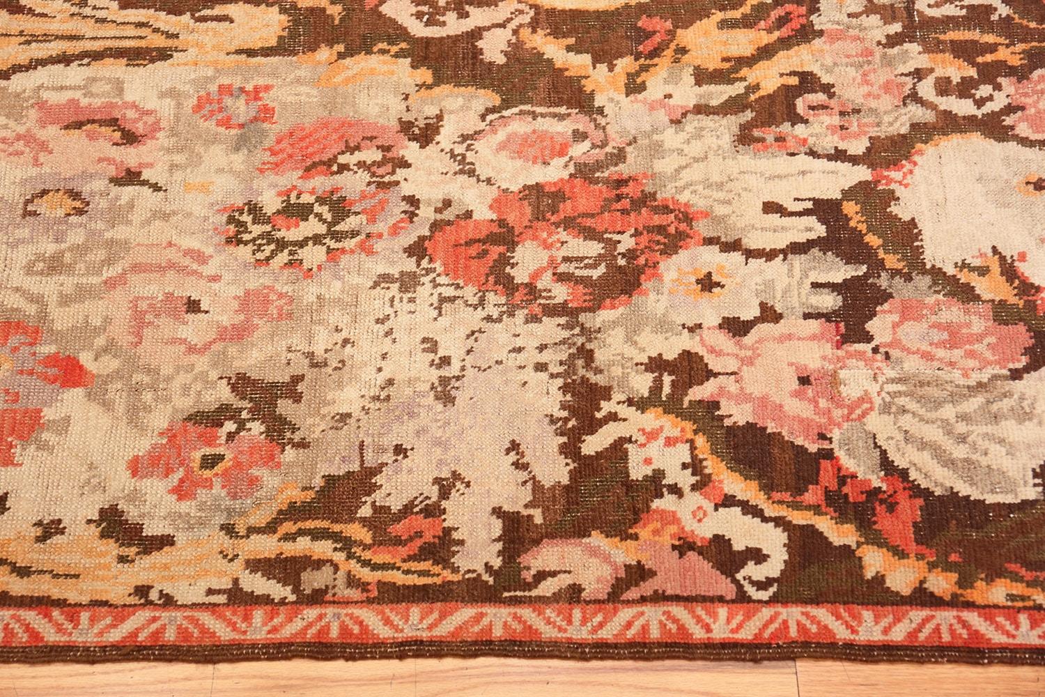 Beautiful Caucasian Antique Karabagh Runner Rug, Country of Origin: Caucasus, Circa Date: 1900. Size: 3 ft 9 in x 19 ft (1.14 m x 5.79 m)

