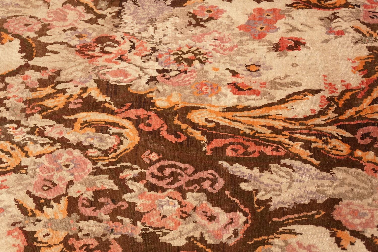 Hand-Knotted Antique Caucasian Karabagh Runner Rug. 3 ft 9 in x 19 ft For Sale