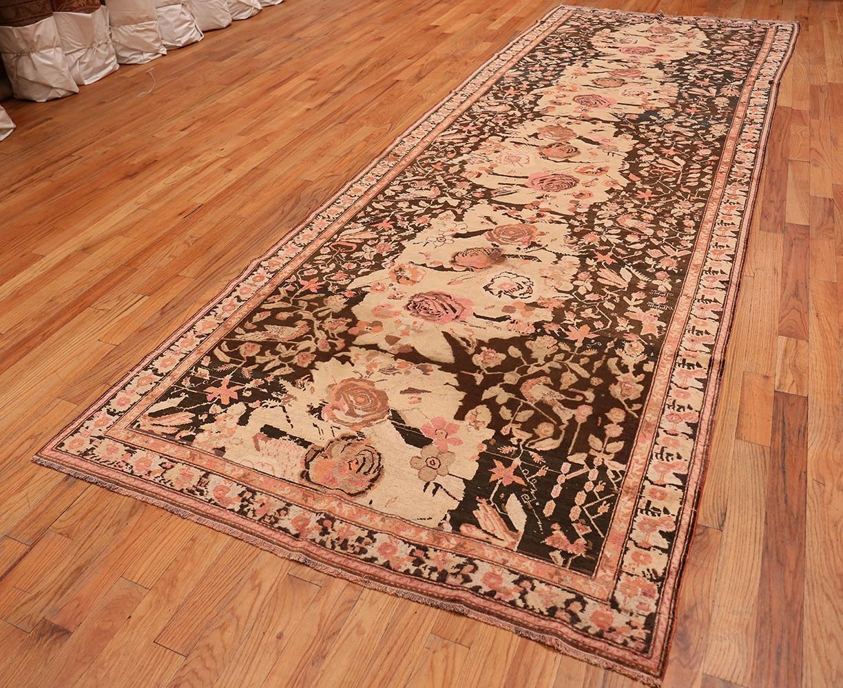 Antique Caucasian Karabagh Runner. Size: 5 ft 3 in x 15 ft 4 in In Excellent Condition For Sale In New York, NY
