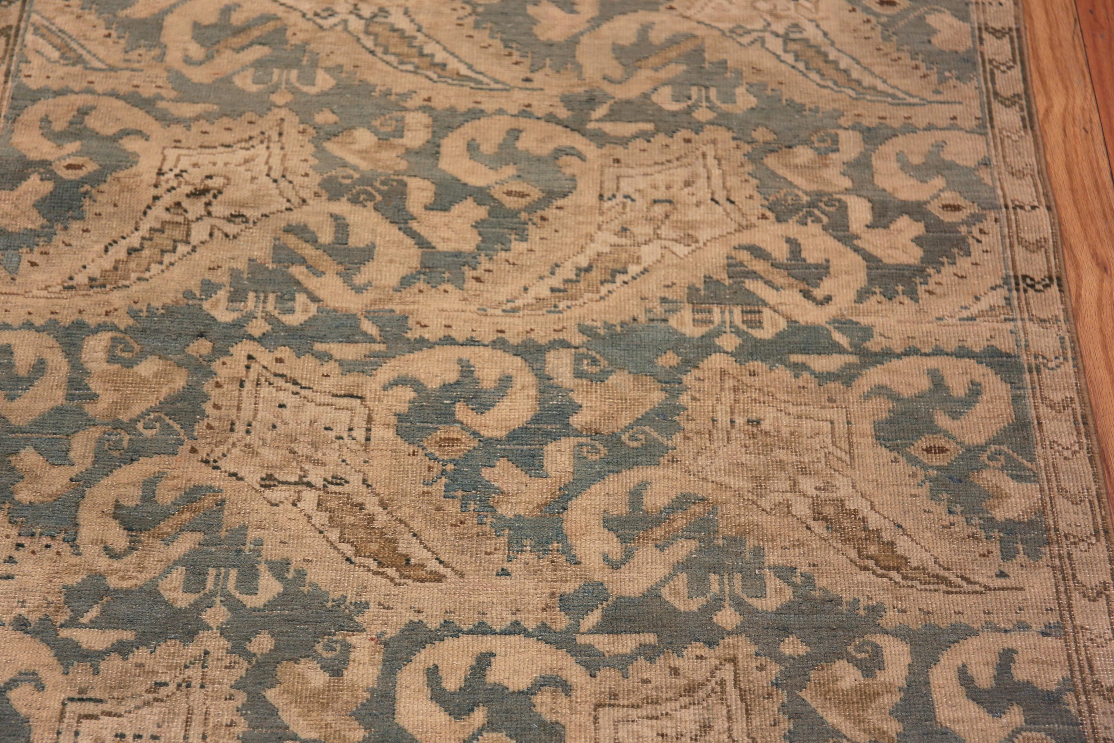 20th Century Antique Caucasian Karabagh Tribal Geometric Paisley Runner Rug 3'3
