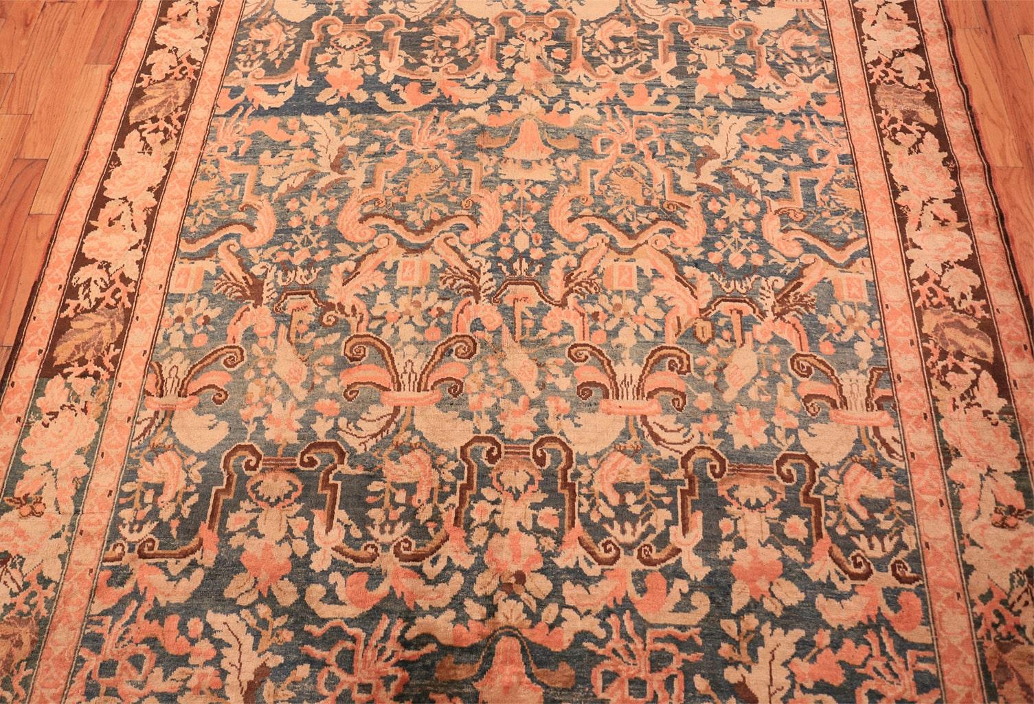 Antique Caucasian Karabagh rug, country of weaving origin: Caucasus, date circa late 19th century. Size: 6 ft 7 in x 18 ft 7 in (2.01 m x 5.66 m). 

