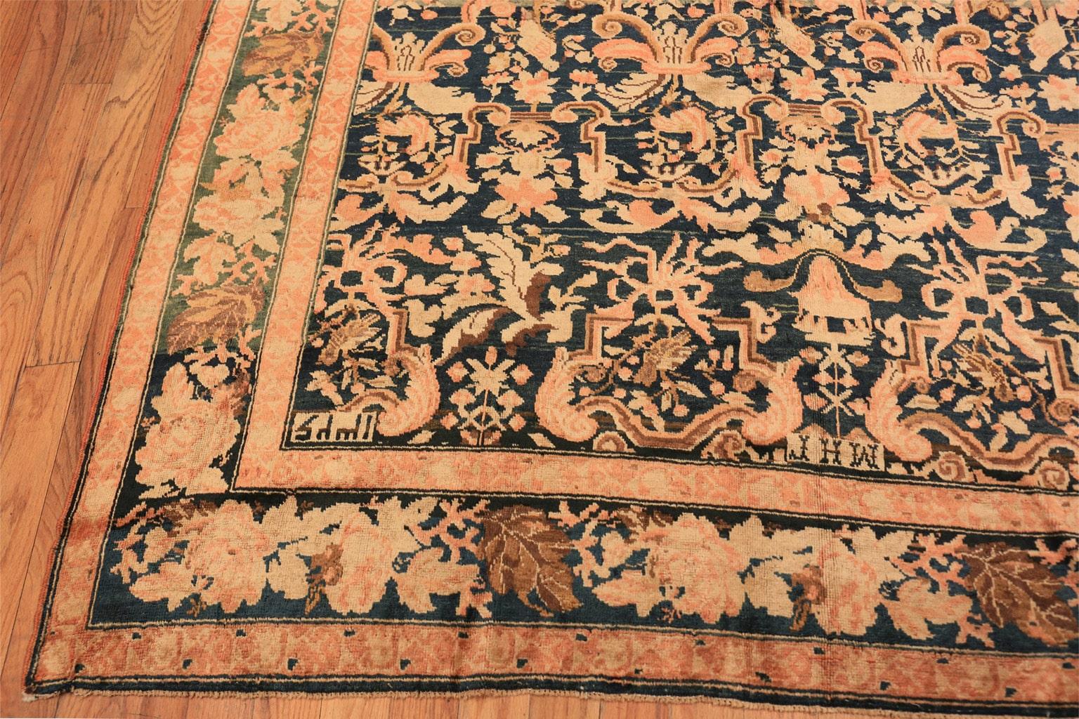 Bessarabian Antique Caucasian Karabagh Wide Hallway Gallery Rug. Size: 6'7