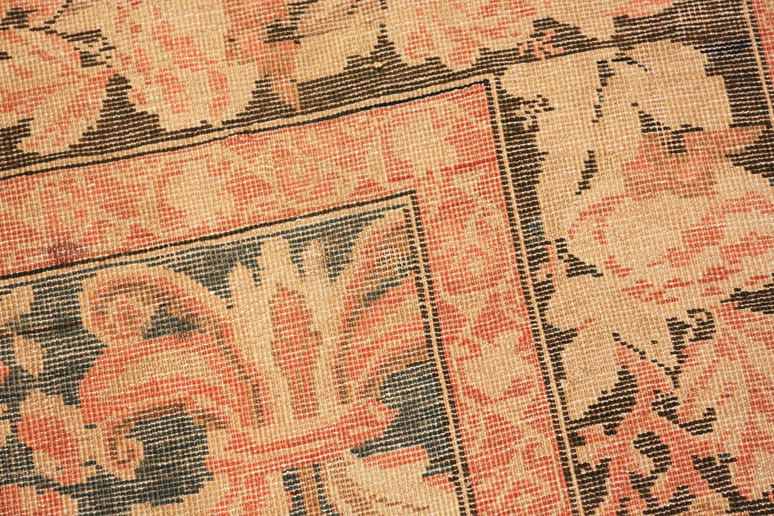 Antique Caucasian Karabagh Wide Hallway Gallery Rug. Size: 6'7