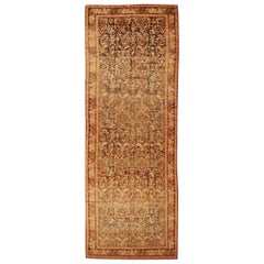 Antique Caucasian Karabagh Wide Hallway Gallery Rug. Size: 6'7" x 18'7"