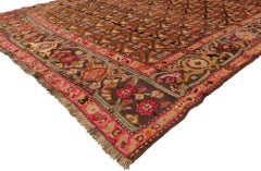 Tappeto caucasico Karabakh del 1920 con stile moderno