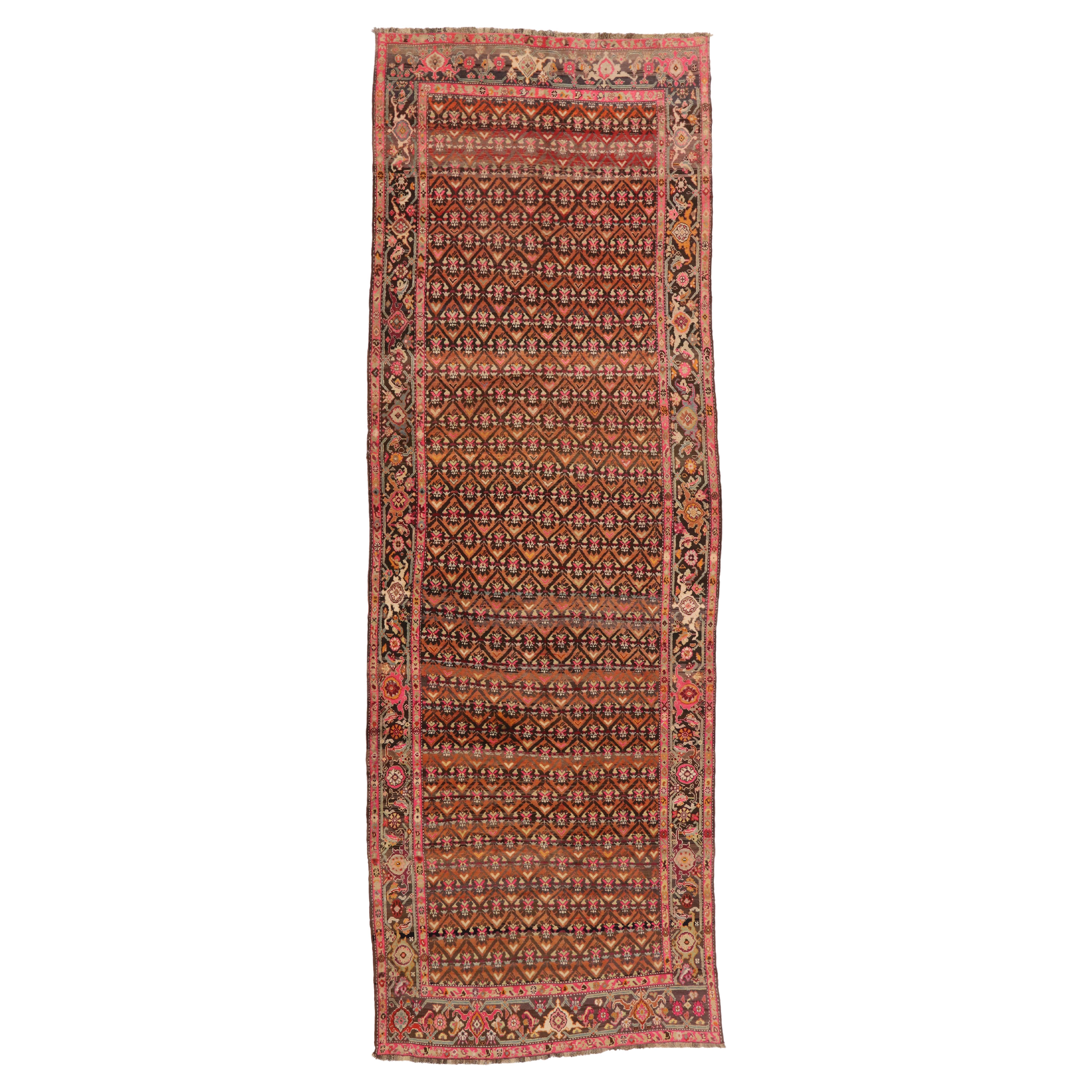1920's Caucasian Karabakh Carpet with Modern Style