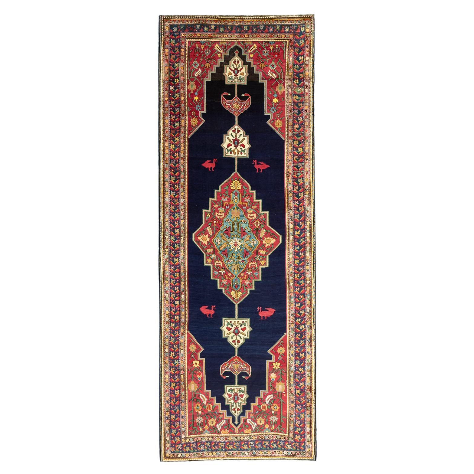 Antique Caucasian Karabakh 'Qarabağ' Kalleh Size Carpet, 19th Century