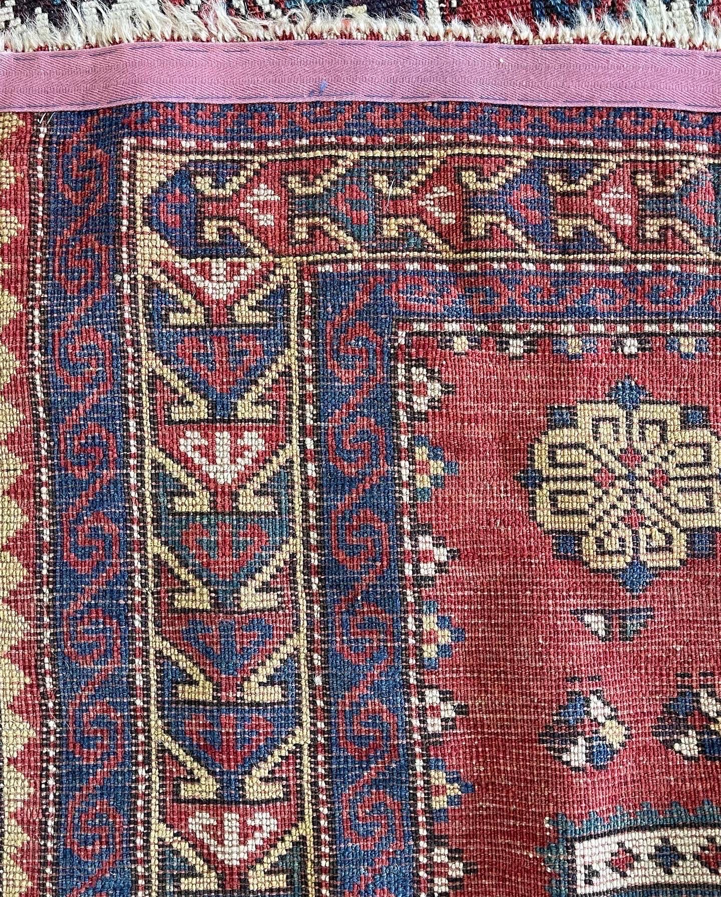 Antiker kaukasischer Karachop, datiert 1901 (Wolle) im Angebot