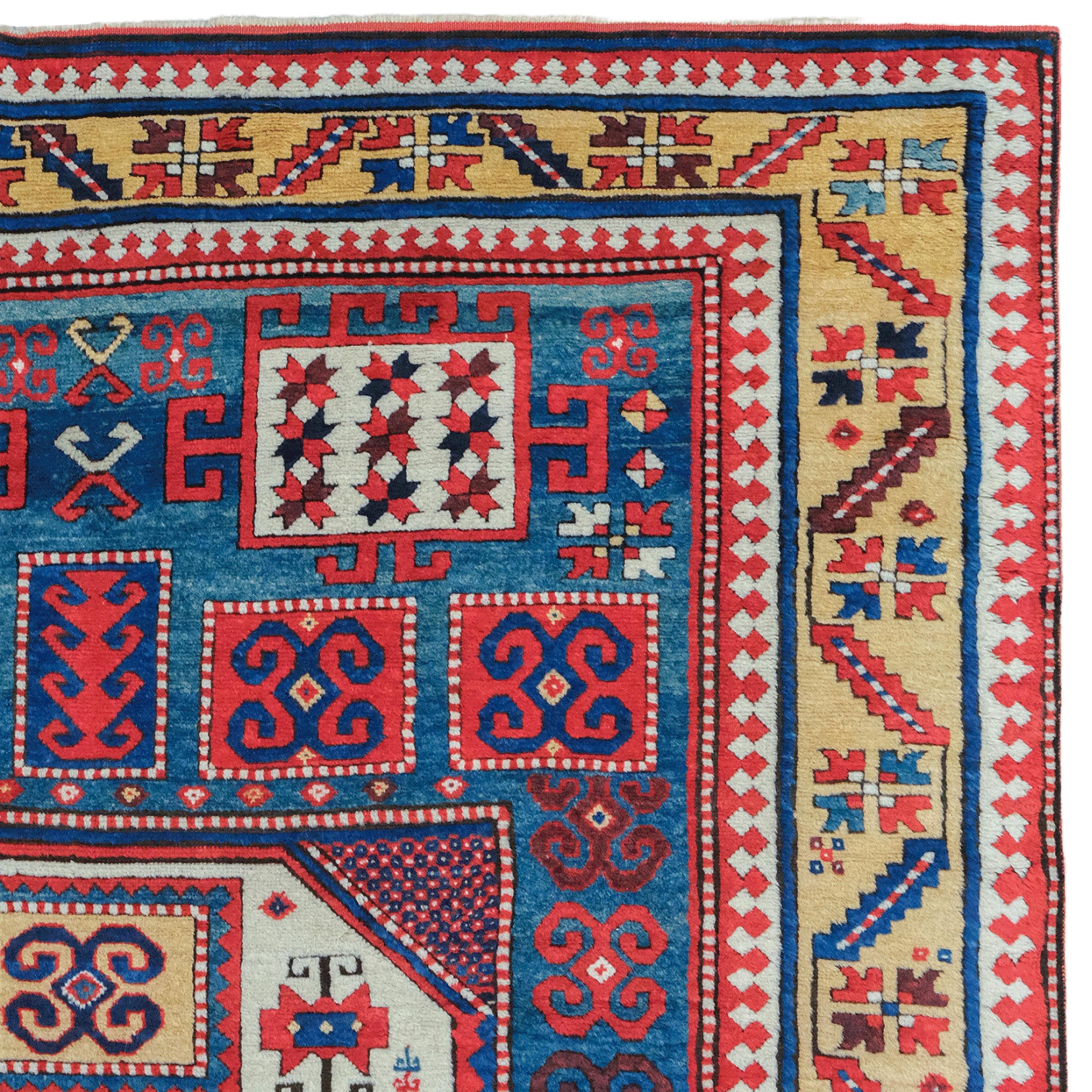 Tapis caucasien ancien Karachop - Début du 19ème siècle - Tapis caucasien ancien Bon état - En vente à Sultanahmet, 34