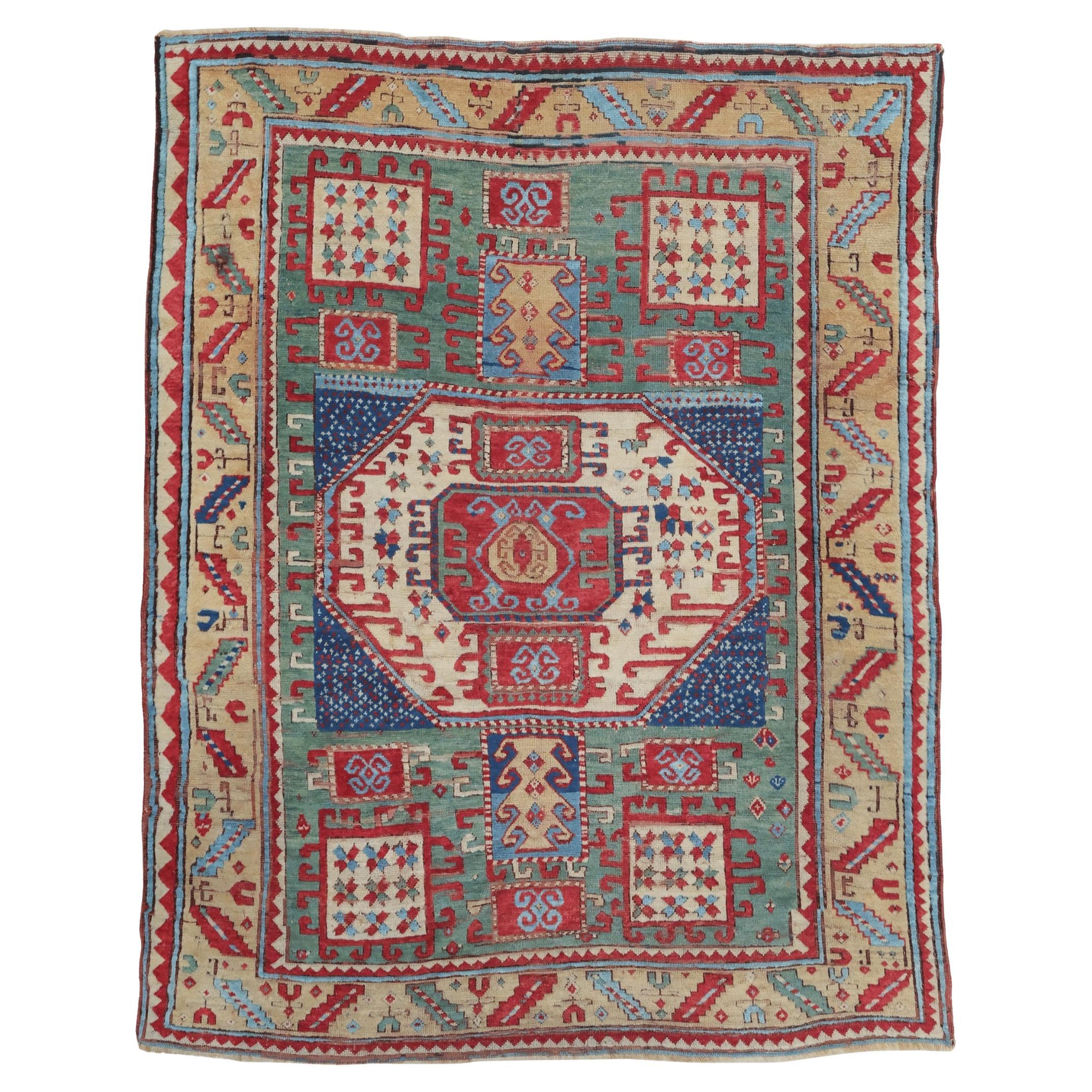 Antique Caucasian Karachop Rug For Sale