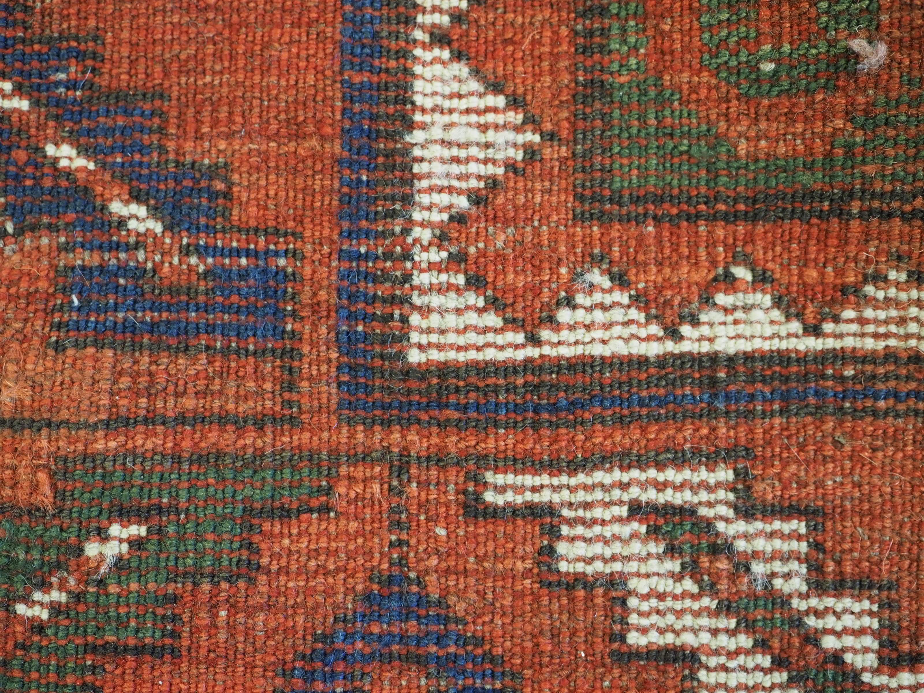 Antique Caucasian Karachov Kazak Rug 12