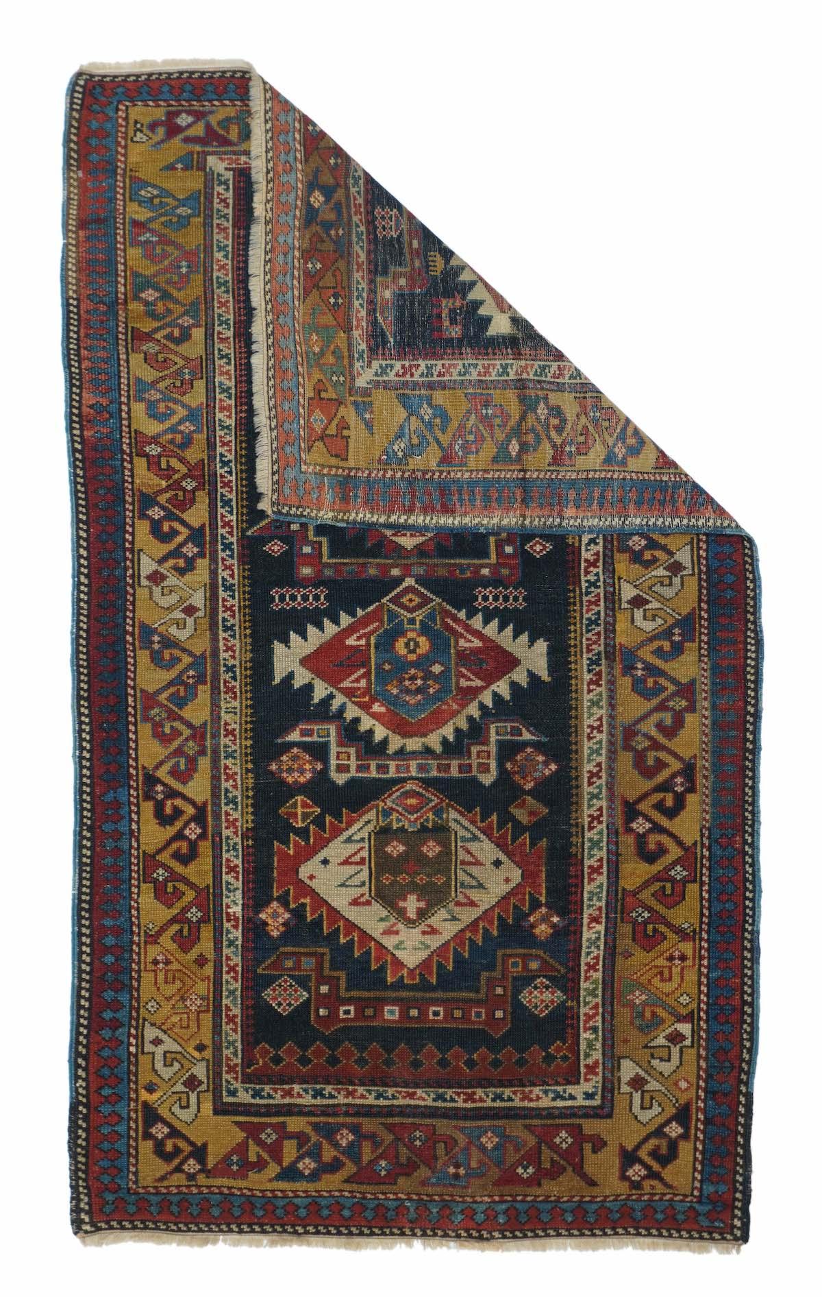 Tapis ancien caucasien Karakashli 2'9'' x 5'0