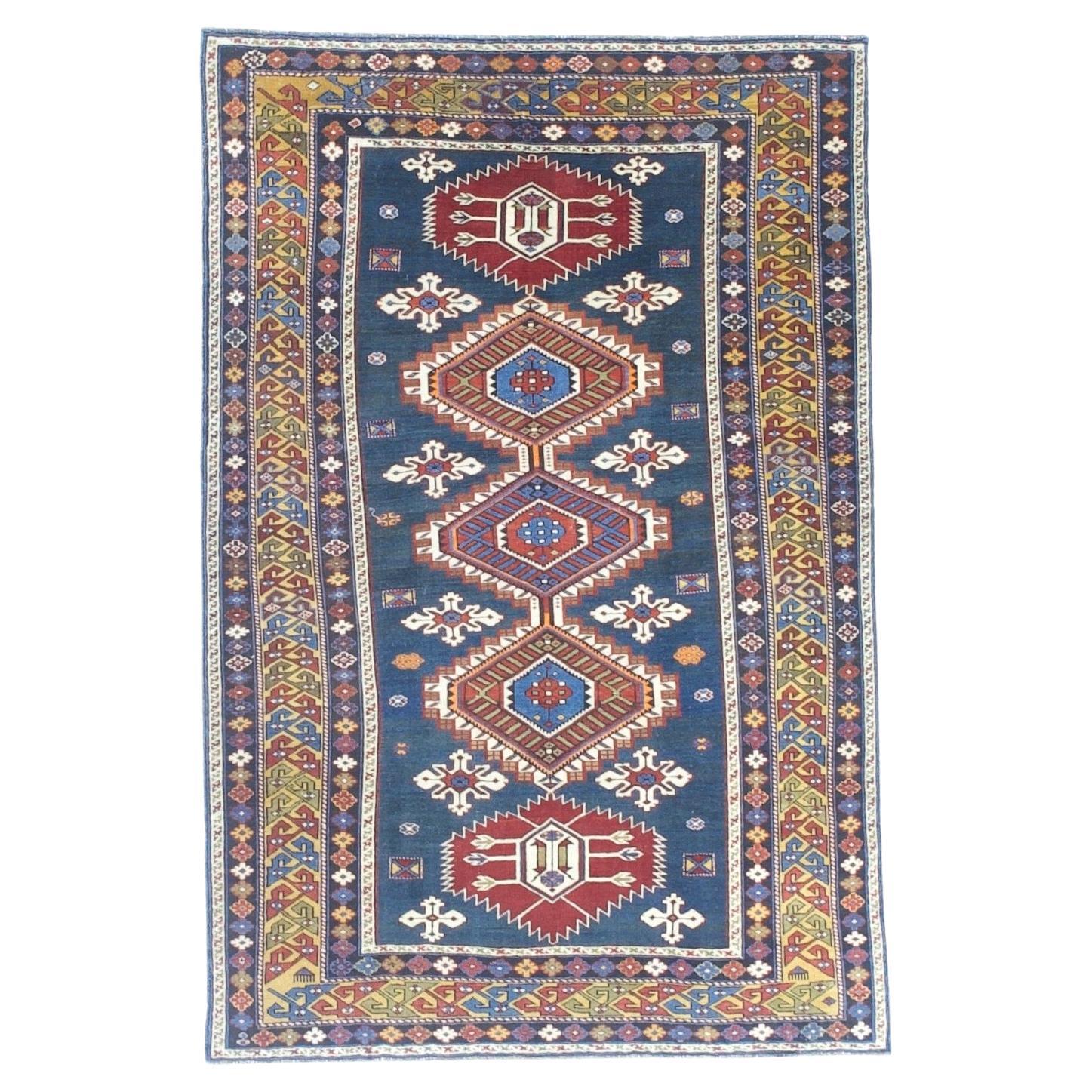 Antique Caucasian Karakashli Rug 3'11" x 6’0"