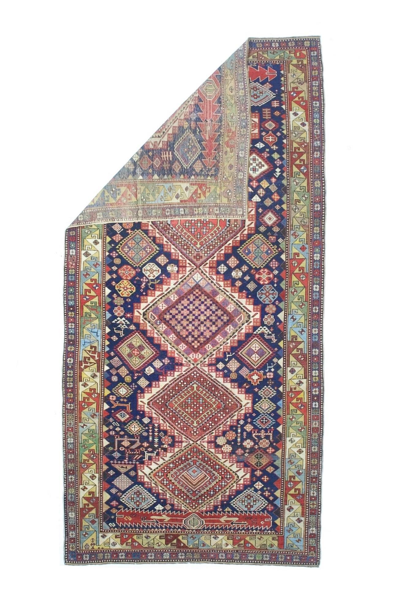 Tappeto antico caucasico Karakashli 4'3