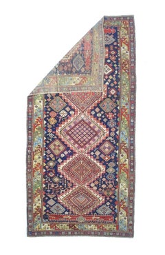 Antique Caucasian Karakashli Rug 4'3" x 8’8”