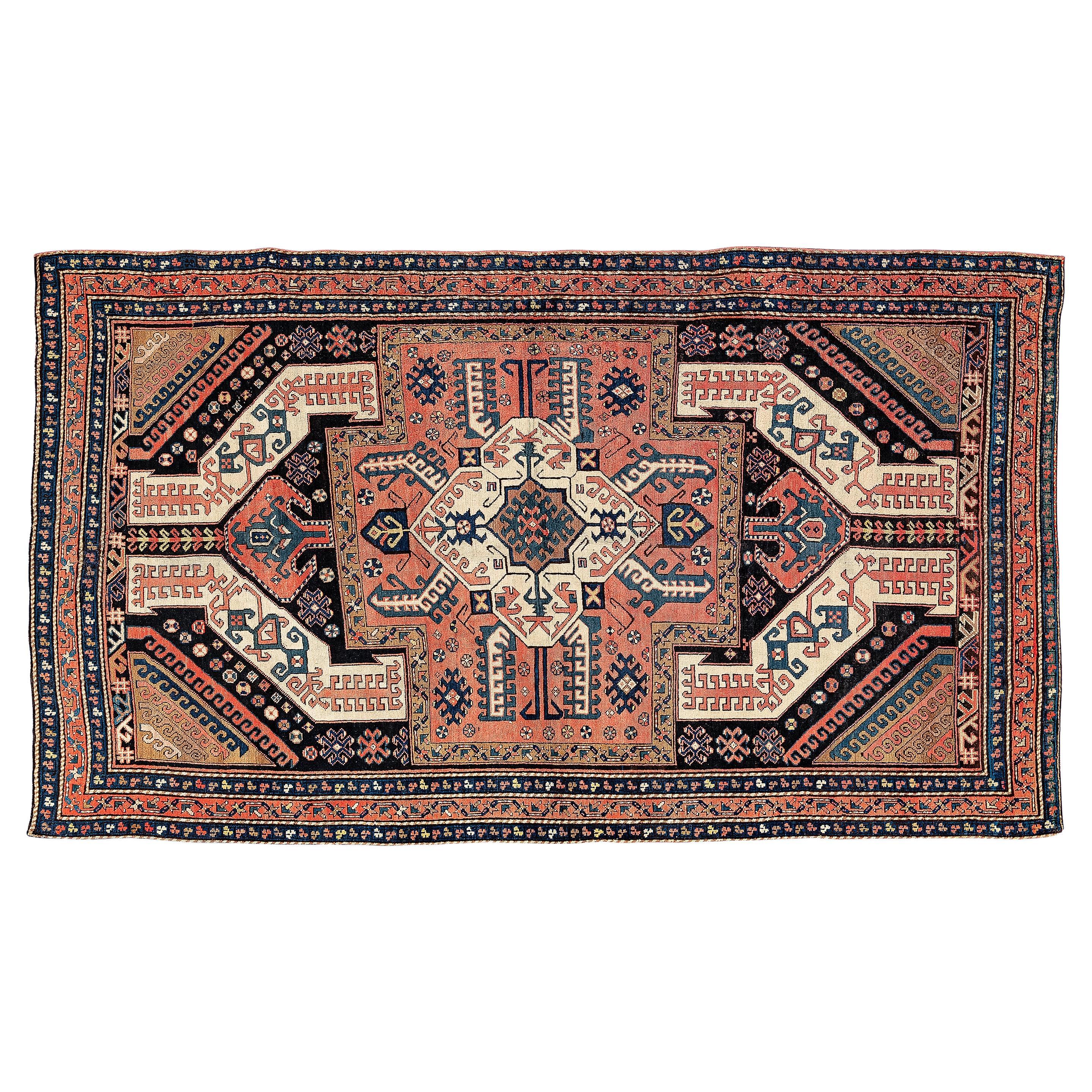 Tapis caucasien ancien Kassim Ushak Karabagh