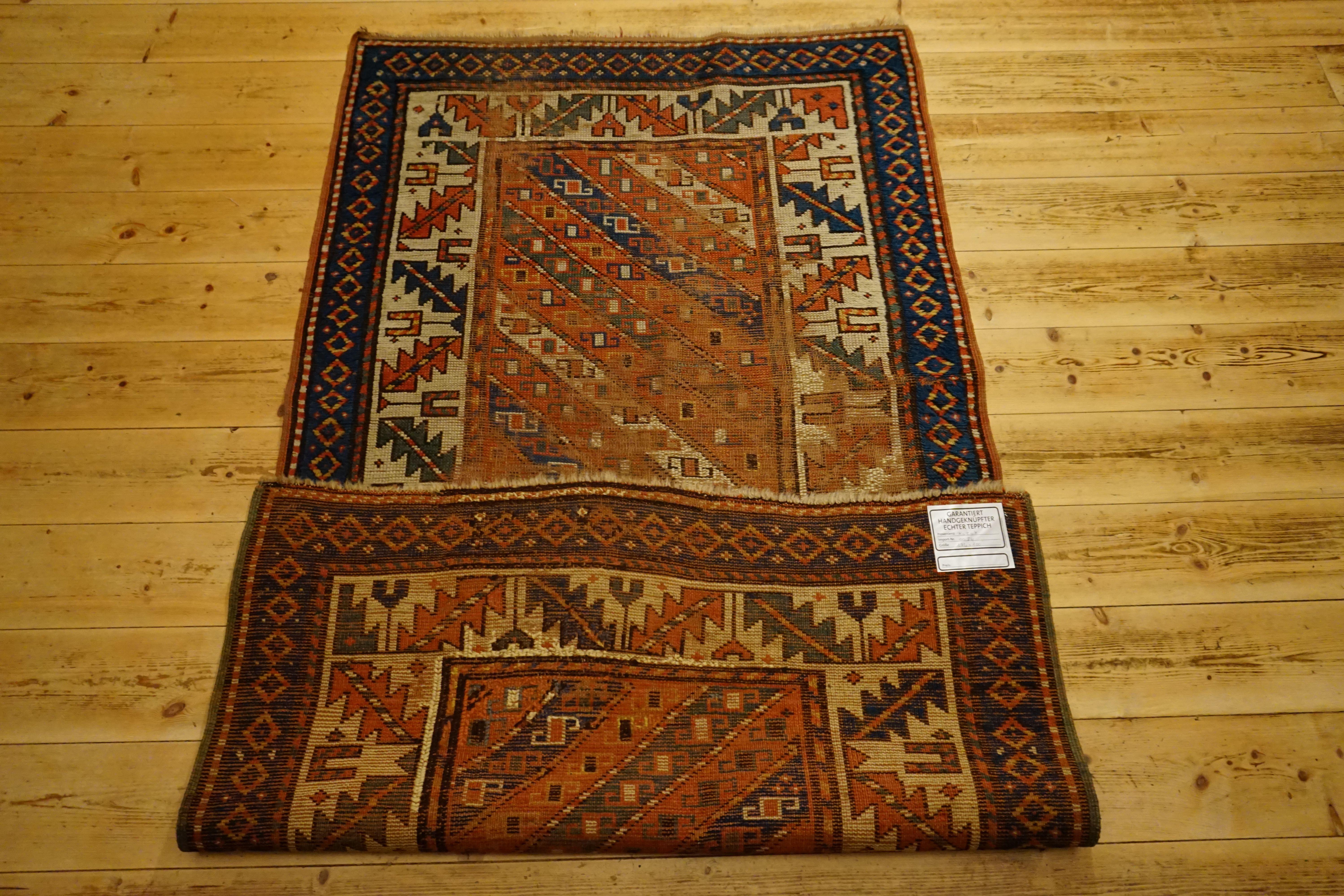 Antique Caucasian Kazak Carpet, circa 1890 For Sale 3