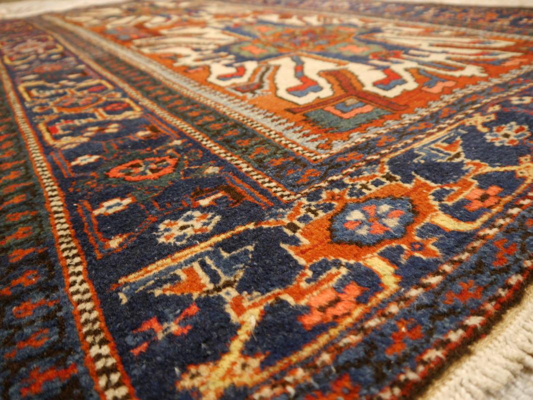 Antique Caucasian Kazak Chelaberd Design Rug from Karaja Djoharian Collection For Sale 5