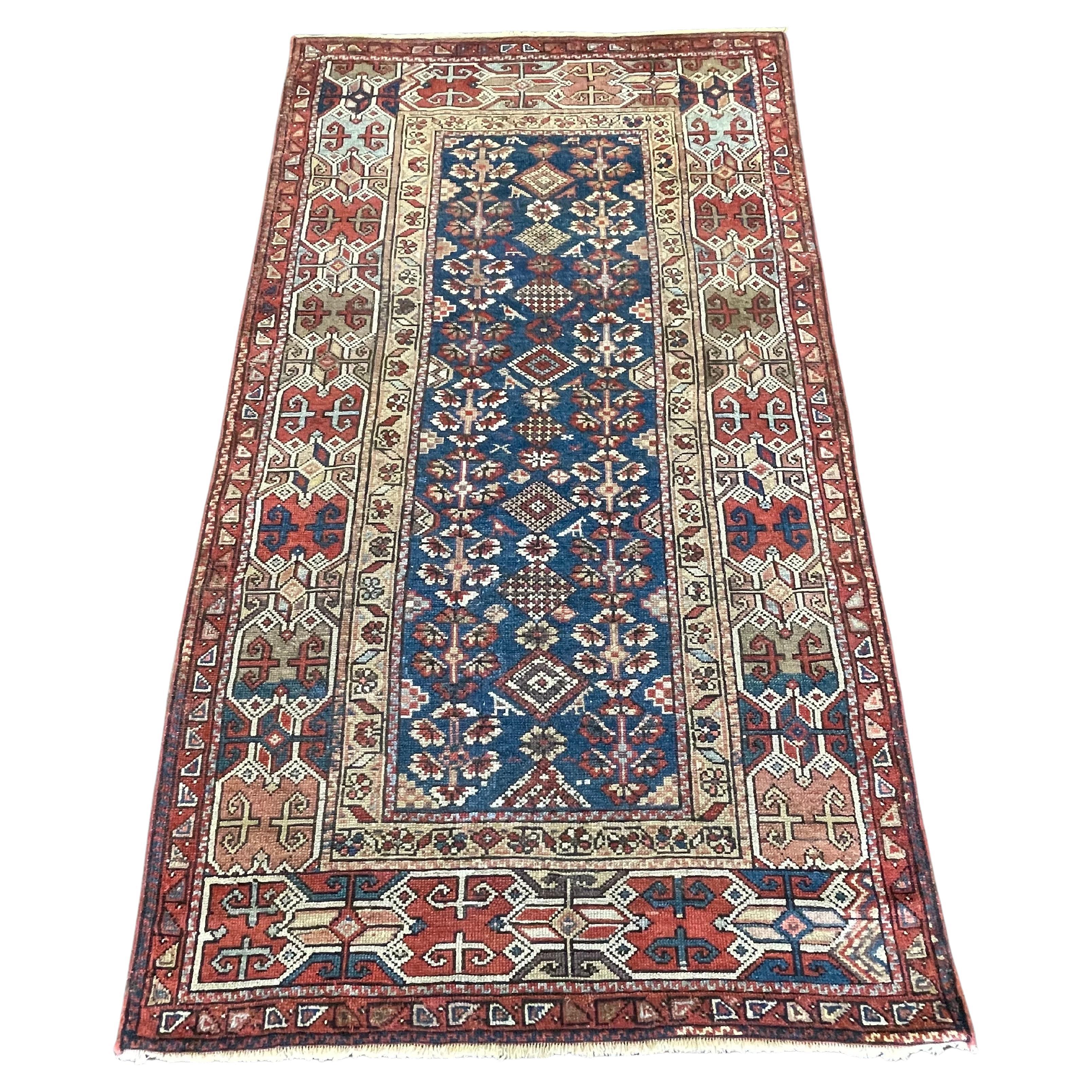 Antique Caucasian Kazak, Circa 1910 For Sale