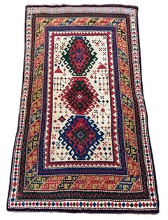 Antique Caucasian Kazak Rug 1.82m x 0.97m